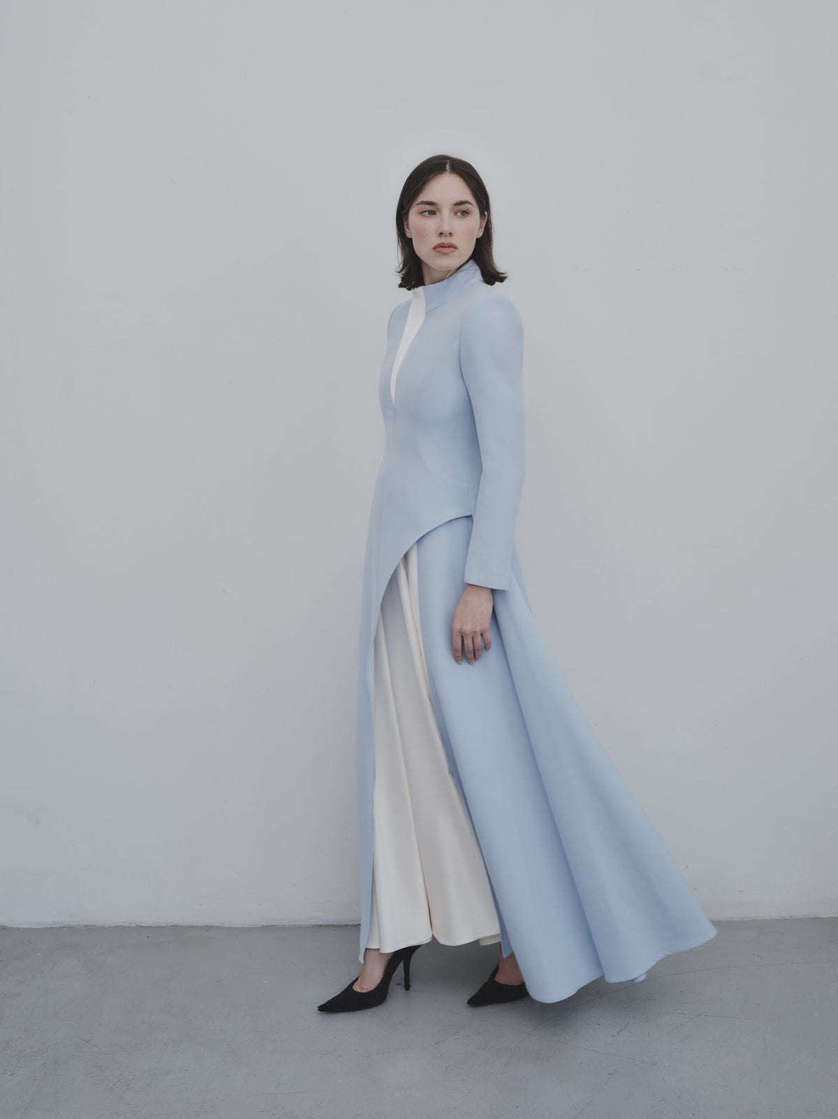 Light blue Alpha dress in movement