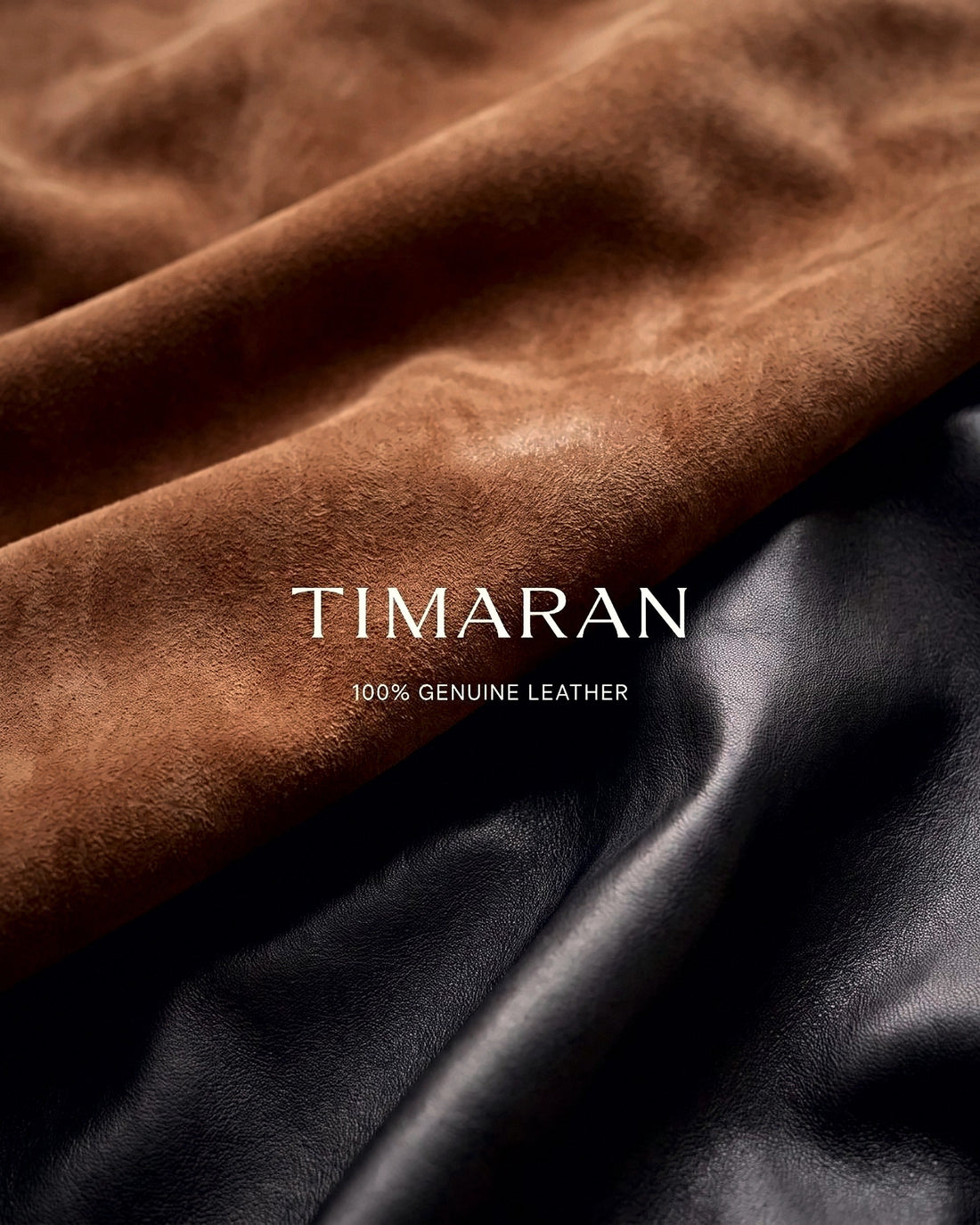 TIMARAN genuine suede and leather